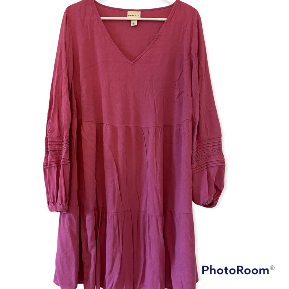 Ava + Viv Long-Sleeved Dress